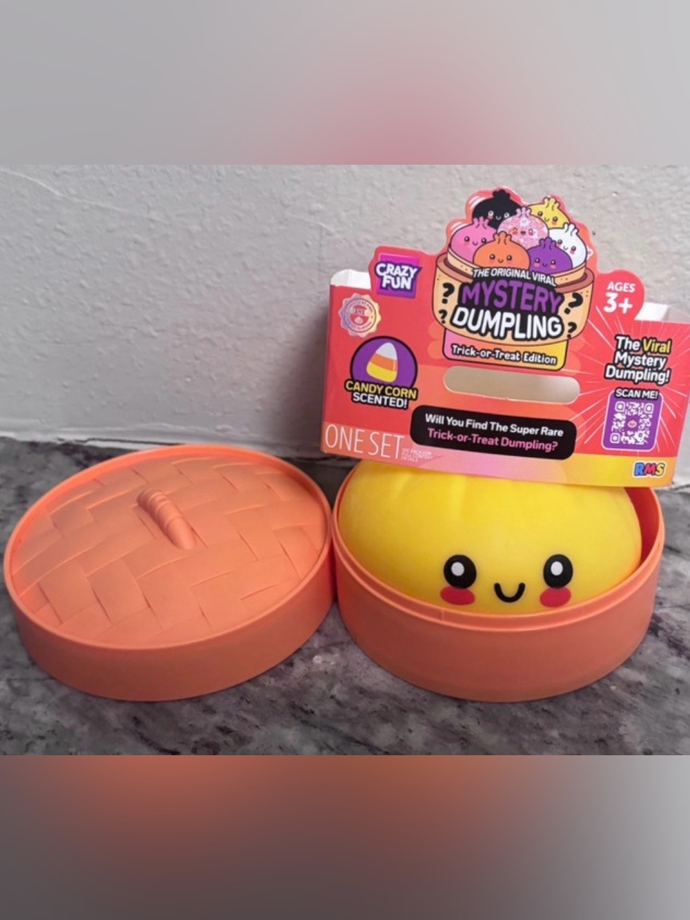 RMS Mystery Dumpling Trick or treat edition candy corn scented- confirmed yellow